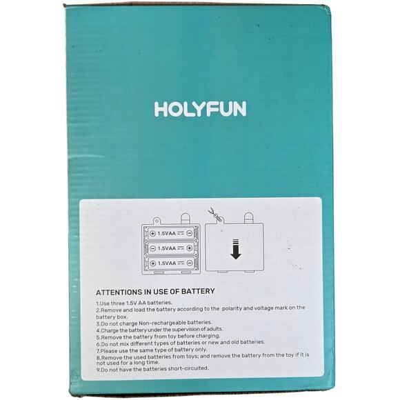 HOLYFUN Kids ATM Piggy Bank w/ Auto Bill Scroll,‎ Lock, Lights & Sounds NIB - Picture 4 of 6